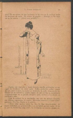 [Dibujo de una mujer parada]