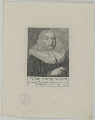 Bildnis des Paul Martin Alberti
