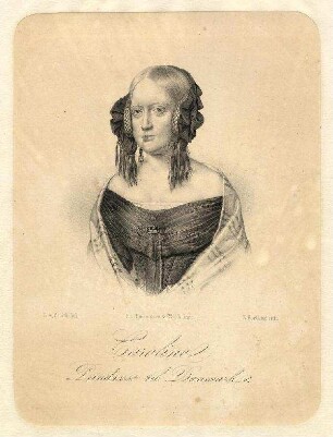 Bildnis von Caroline (1793-1881), Erbprinzessin von Dänemark