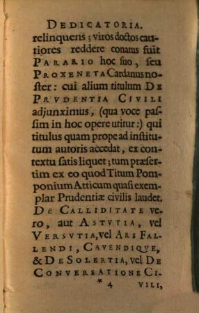 Proxeneta seu de prudentia civili