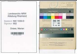 Entnazifizierung Marian Drawe , geb. 13.03.1915 (Bueroangestellter)