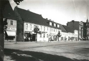 Finsterwalde : Finsterwalde. Marktplatz, Blick von Südosten