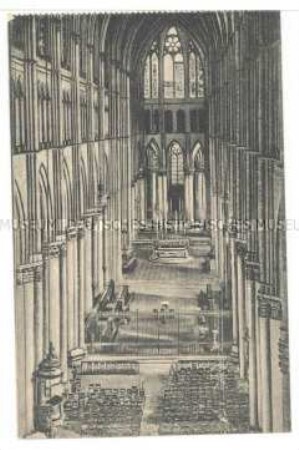 Innenansicht der Kathedrale von Reims