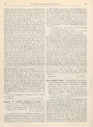 387-388 [Rezension] Geschichte der christlichen Literaturen des Orients von Carl Brockelmann, Franz Nikolaus Finck, Johannes Leipoldt, Enno Littmann