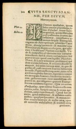 Vita Sancti Ioannis, Per Divum Hieronymum.