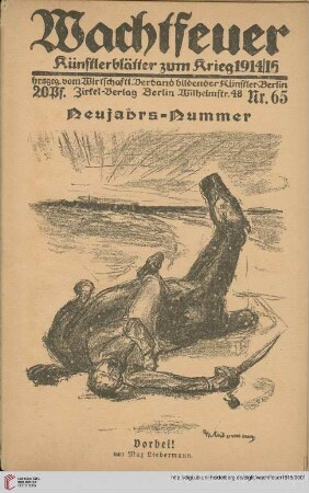 Heft 65, Neujahrs-Nummer