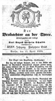 [15. Stueck, 11. April 1836]