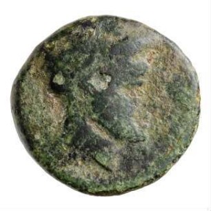 Münze, 4. Jh. v. Chr.; Zeit der chalkidischen Liga 392 - 379 v. Chr. oder später (BMC)