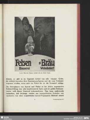 Felsen-Bräu. Brauerei Wekelsdorf