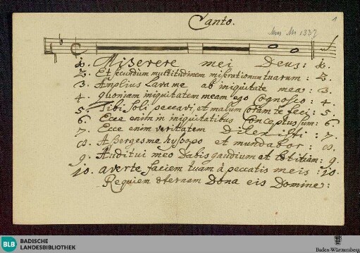 Miserere - Don Mus.Ms. 1337 : V (4); d