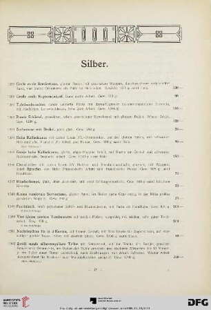Silber (Nr. 1379-1556)