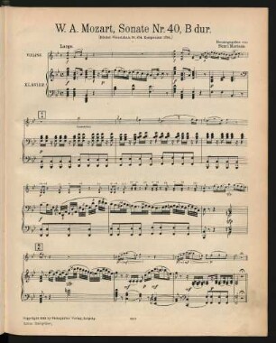 Violine und Klavier[, KV 454]