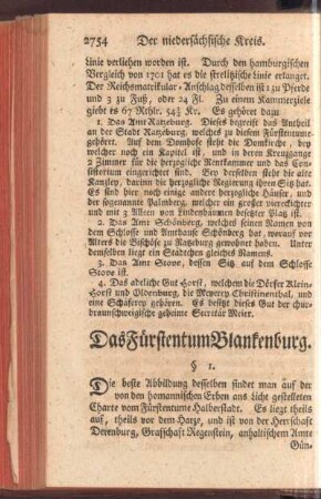 Das Fürstentum Blankenburg