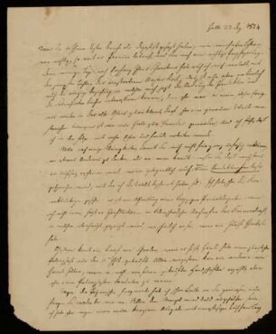 Brief von Friedrich Bluhme an Gustav Hugo, Halle (Saale), 22.12.1824