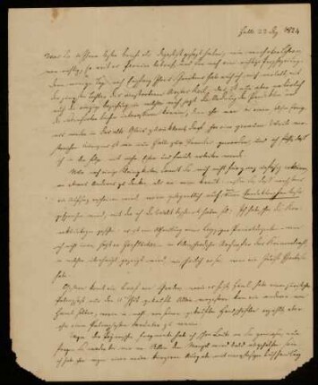 Brief von Friedrich Bluhme an Gustav Hugo, Halle (Saale), 22.12.1824