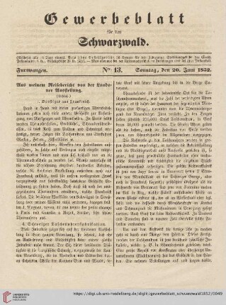 Nro. 13 (20. Juni)