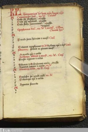 Liturgisches Kalender (Kartäuser)