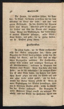 Heuschrecken.