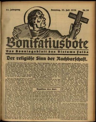 Ausgabe vom Sonntag, den 22. Juli 1934.