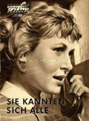 Filmprogramm: Sie kannten sich alle