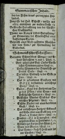 Schmolckische Schrifften:[...]