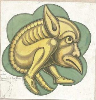 Hoffstadt, Friedrich; Kassette 3: Mappe V.10, Glasmalereien (1264-1268) - Detail
