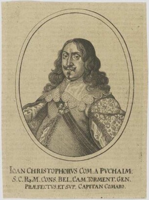 Bildnis des Ioan Christophorvs Com. a Pvchaim