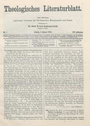 1-2 [Rezension] The Annual of the American Schools of Oriental Research ; Vol. XIII