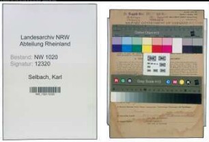 Entnazifizierung Karl Selbach , geb. 23.09.1903 (Schleifer)