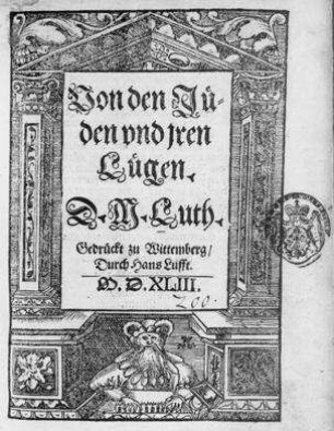 Von den Jüden und jren Lügen / M. Luth