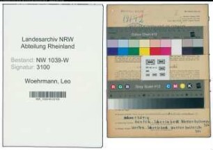 Entnazifizierung Leo Woehrmann , geb. 30.03.1907 (Bergmann)
