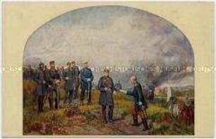 Wandgemälde im Zeughaus: Nach der Schlacht bei Sedan, 1870