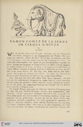 8: Ramon Gomez de la Serna im Cirque d'Hiver