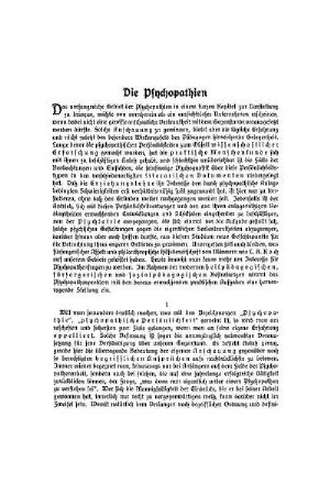 Die Psychopathien