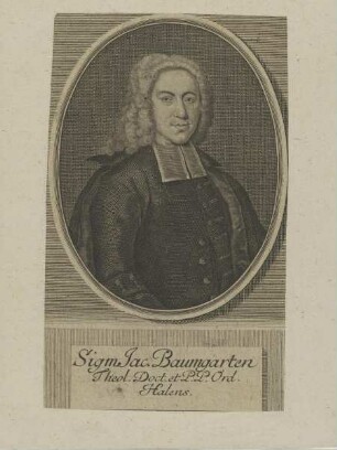 Bildnis des Sigm. Jac. Baumgarten