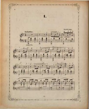 Album-Blätter : 3 Pianofortestücke von Niels W. Gade