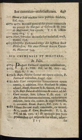 Ius Criminale et Militare