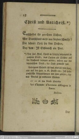 Christ und Antichrist