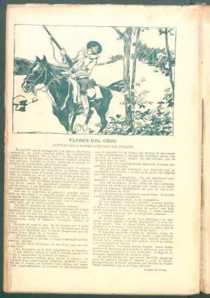 Flores del odio : Episodio de la batalla de paso del parque