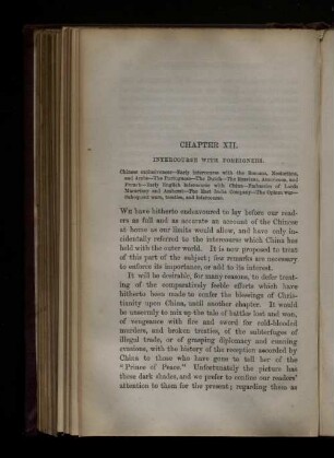Chapter XII. Intercourse with foreigners.