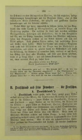 II. Deutschland und seine Bewohner - die Deutschen