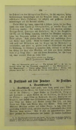 II. Deutschland und seine Bewohner - die Deutschen