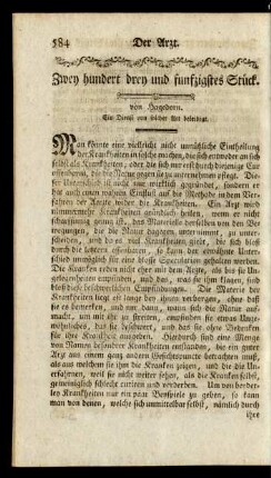 Zwey hundert drey und funfzigstes Stück