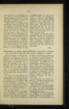 Revisionsbericht des Königl. Seminar-Musiklehrers Karl Becker in Neuwied über die neuerbaute Orgel in der evang. Kirche zu Mülheim a. d. Mosel