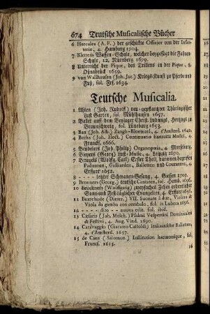 Teutsche Musicalia – Teutsche Journale