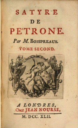 Satyre De Petrone, 2