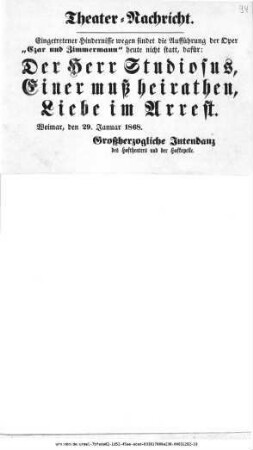 Der Herr Studiosus
