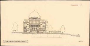 Stadthalle, Mülheim an der Ruhr: Querschnitt
