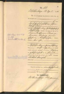 Standesamtsbuch der Stadt Aschaffenburg: Geburten 365/1900 - 184/1901