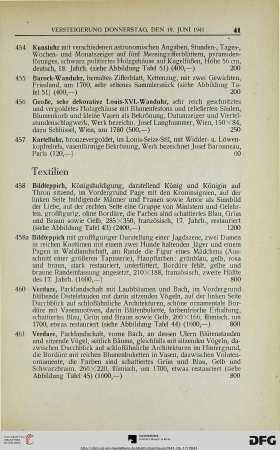 Textilien (Nr. 458-477)